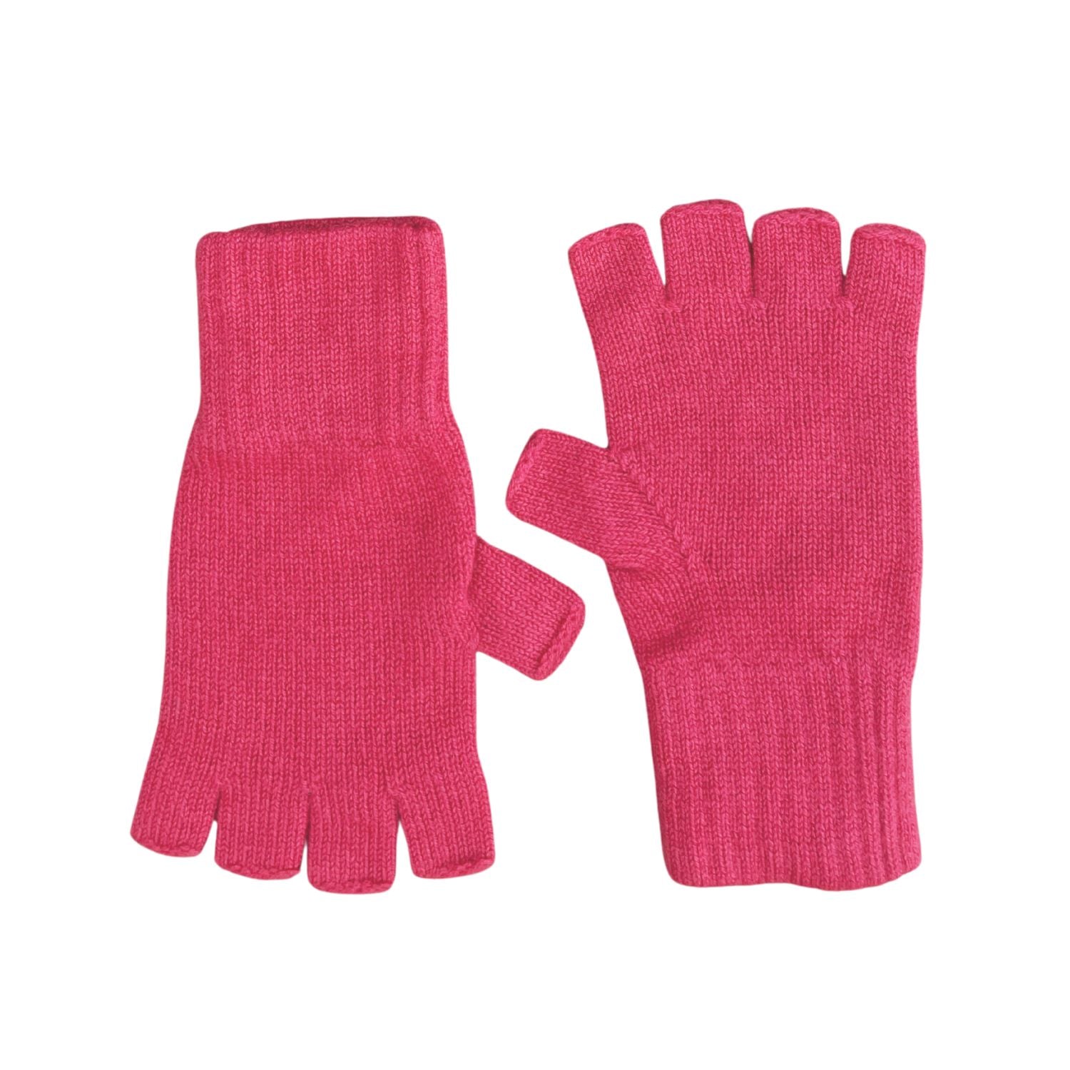 Pure Cashmere Gloves for Men and Women - Pink