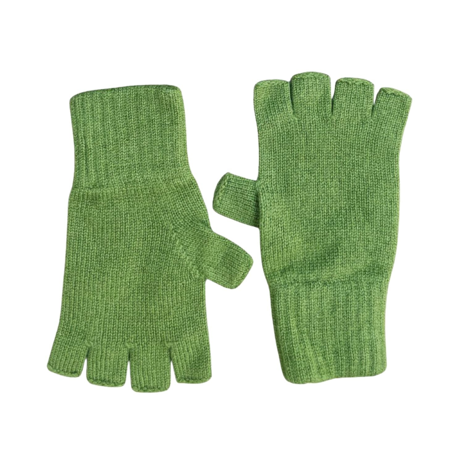 The Cashmere Choice - Pure Cashmere Gloves for Men and Women - Green