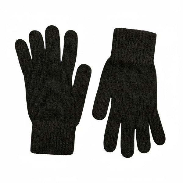 The Cashmere Choice - Black Cashmere Winter Gloves for Men