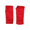 Wrist Warmers UK for Ladies, Cashmere in Strawberry Red