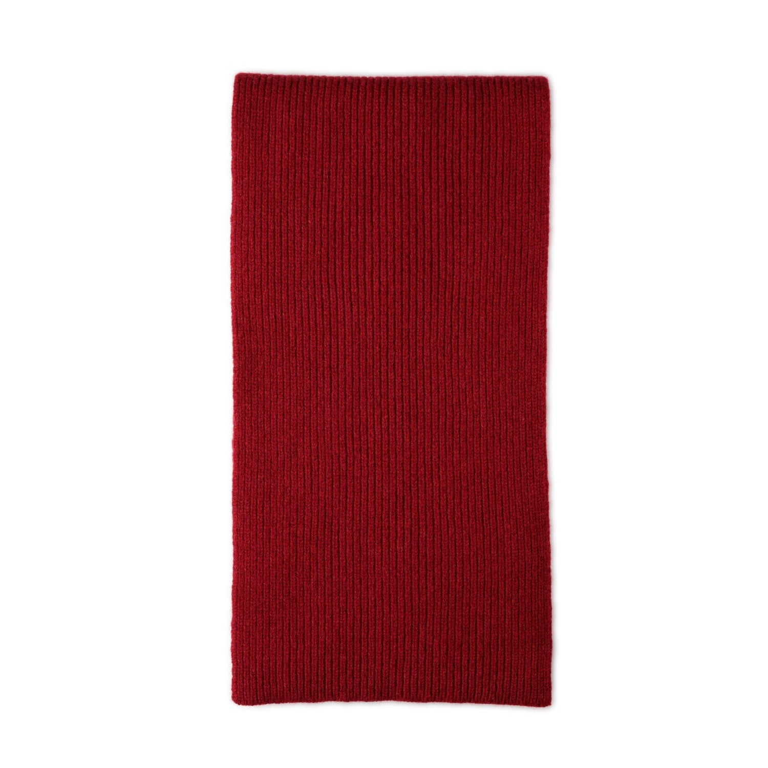 Dark Red Lambswool Hat and Scarf Set | Clyde