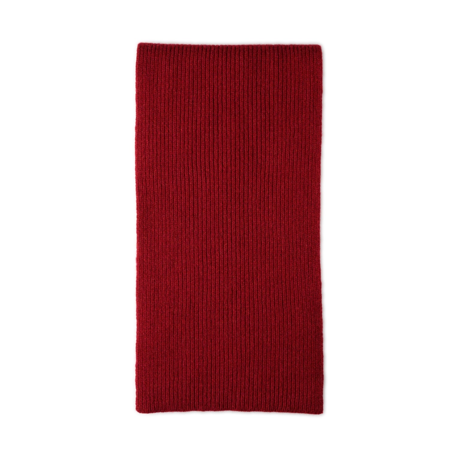 Dark Red Lambswool Hat and Scarf Set | Clyde