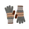 Patterned Ladies Wool Gloves | Grey Jacquard | The Cashmere Choice