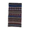 Blue Fairisle Mens Patterned Scarf | The Cashmere Choice