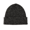 Mens Chunky Beanie | Donegal Wool | Grey | The Cashmere Choice