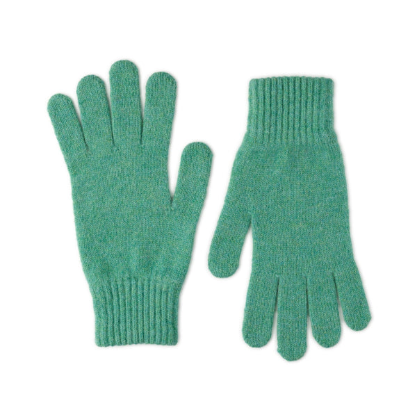 Ladies Lambswool Gloves in Green
