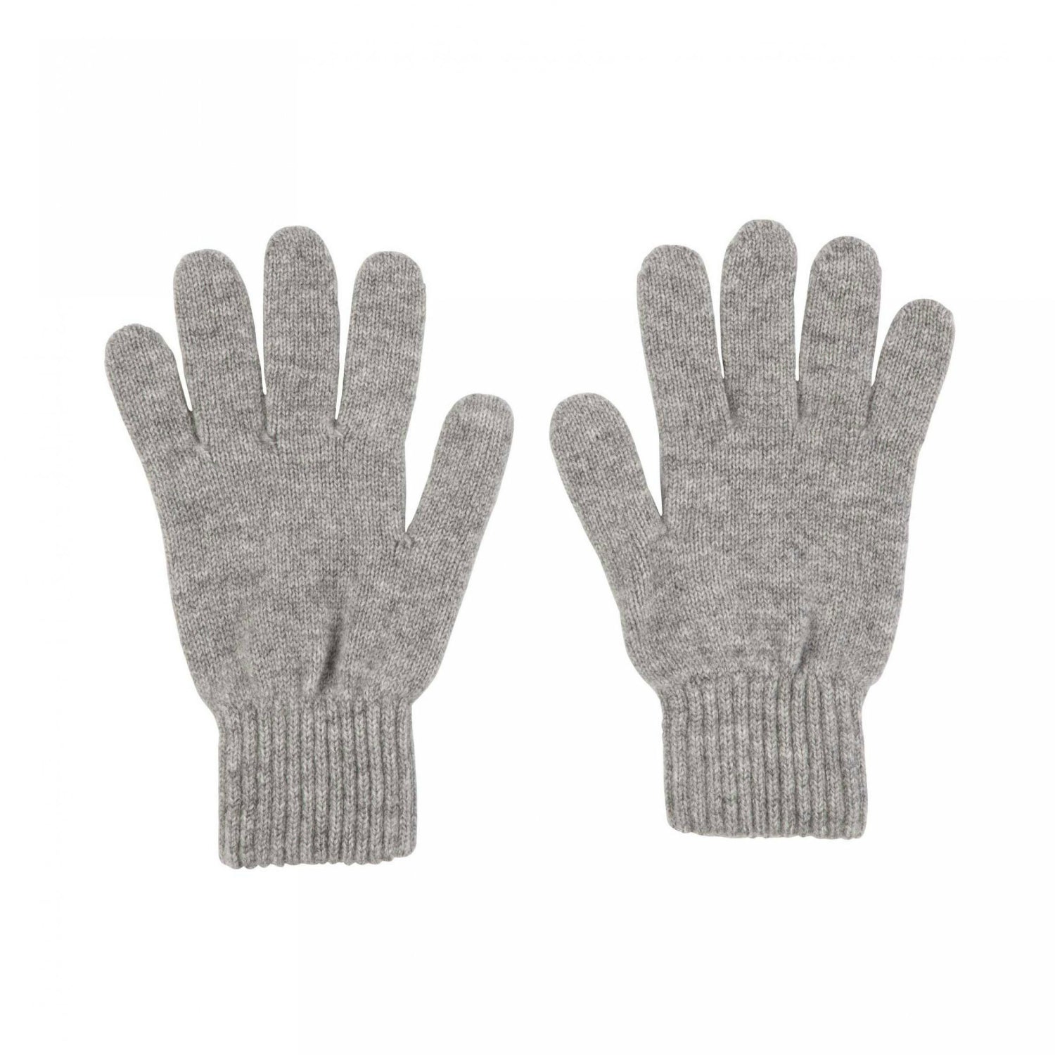 Women Cashmere Gloves - Silver Grey