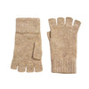 Pure Cashmere Fingerless Gloves for Ladies Beige
