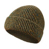 Colourful Chunky Beanie Hat | Unisex Knit hat |  Donegal Wool in Khaki Green | The Cashmere Choice