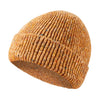 Colourful Chunky Beanie Hat | Unisex Knit hat |  Donegal Wool in Toffee | The Cashmere Choice