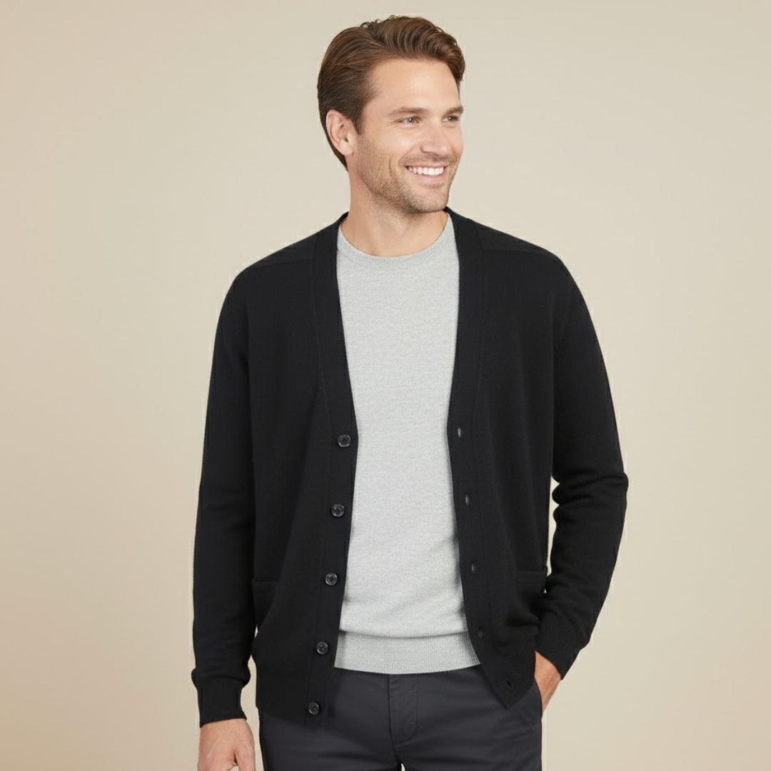 Mens Cashmere Cardigan