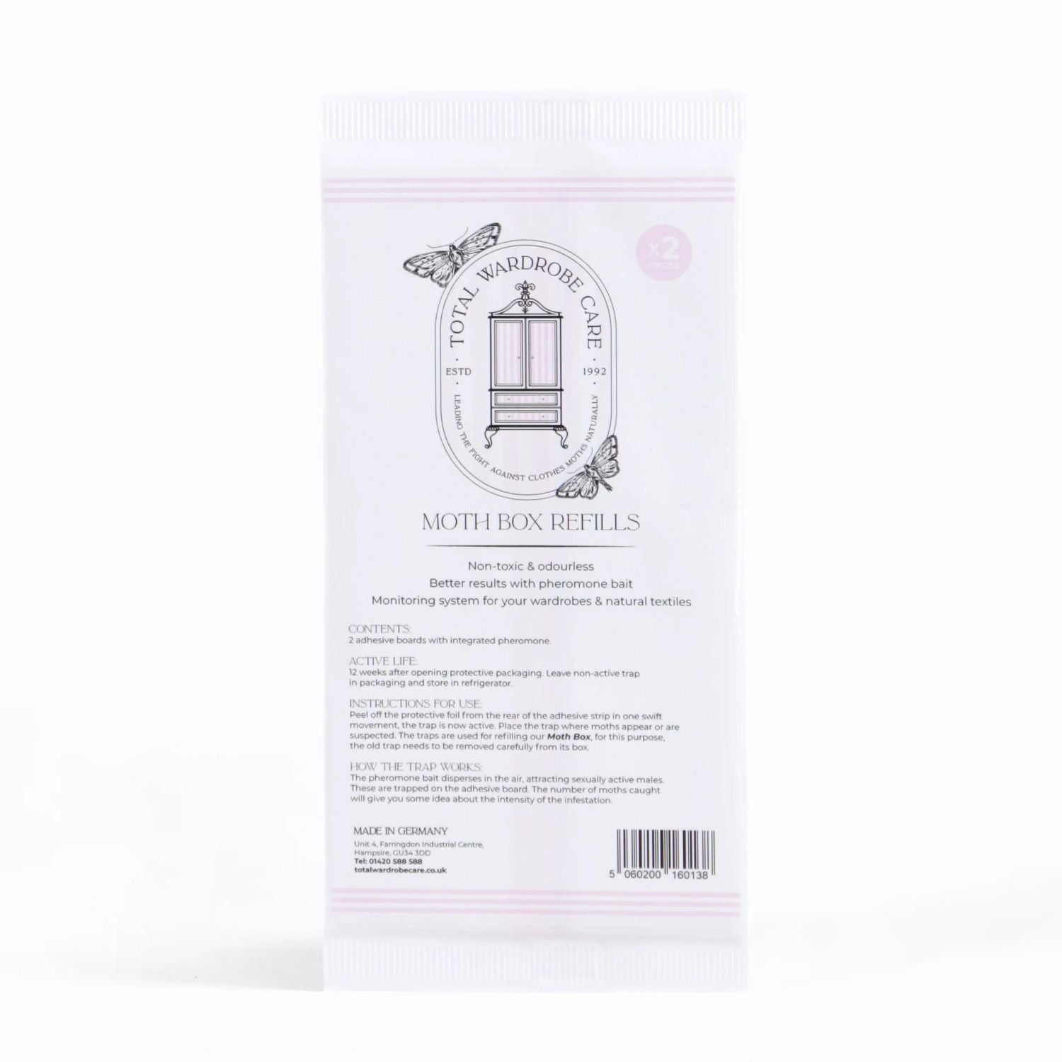 Protect Cashmere - Cashmere Care - Anti Moth Trap Box Refill Image 4