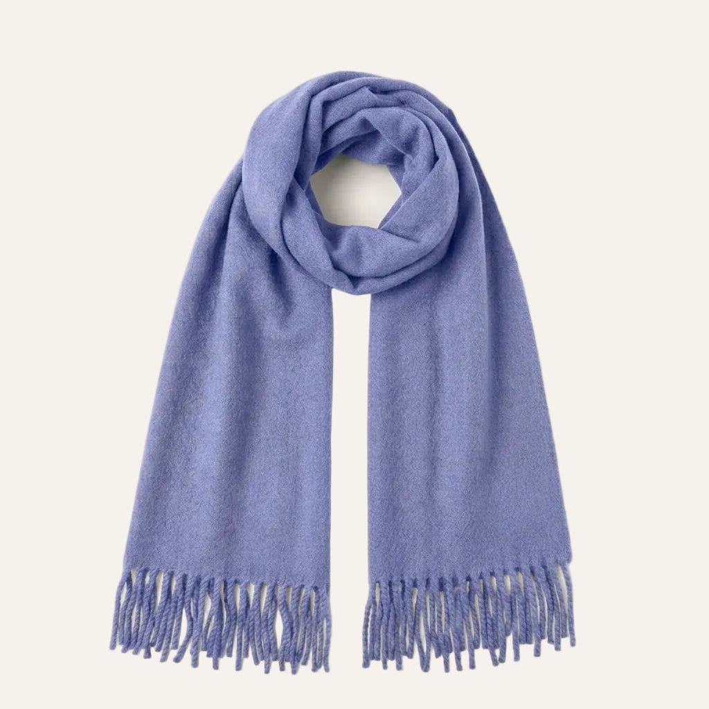 Lomond Cashmere | Cornflower Blue Cashmere Stole | Wrap | Large Scarf | Shop at The Cashmere Choice | London