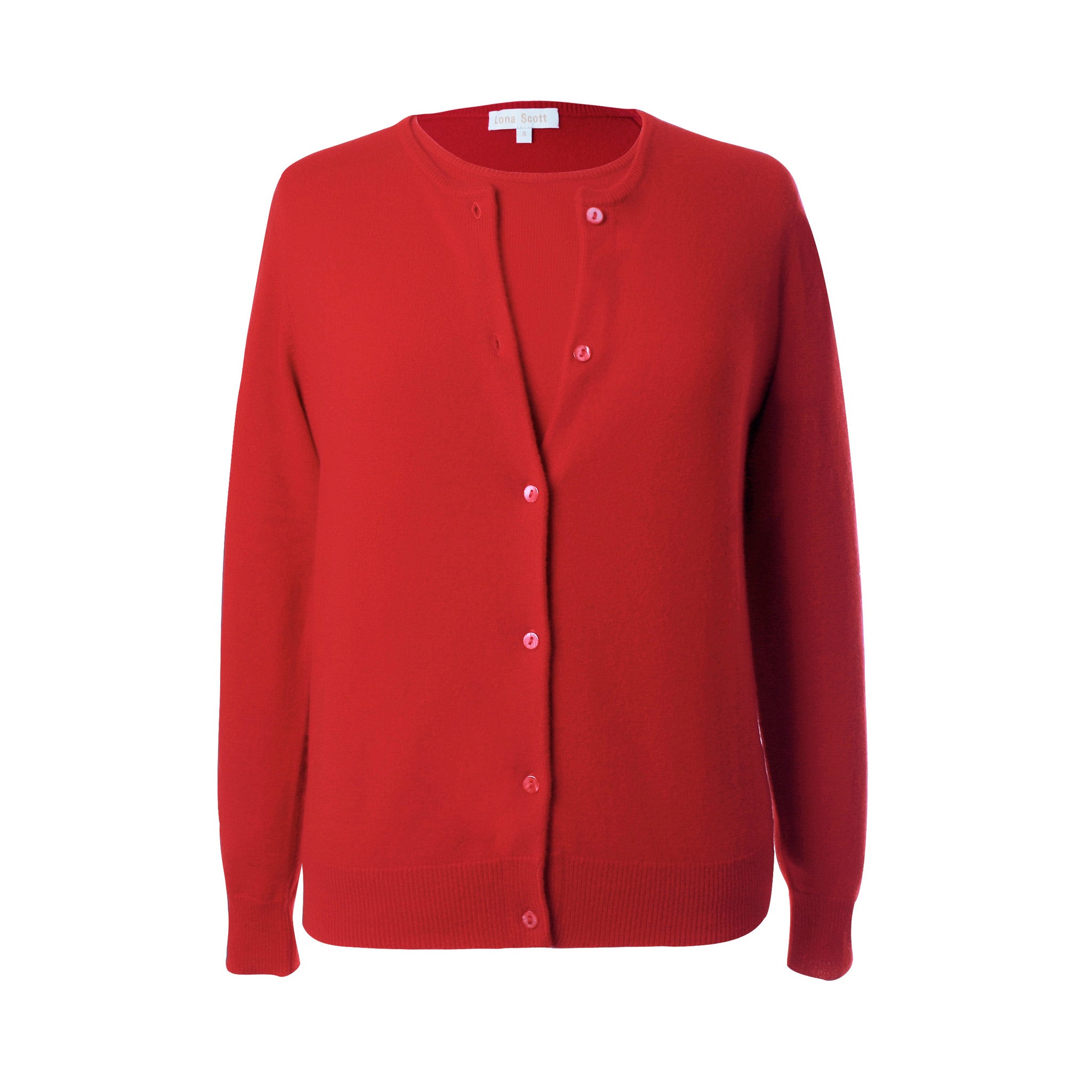 Cashmere Twin Sets | Red Cashmere Cardigan 