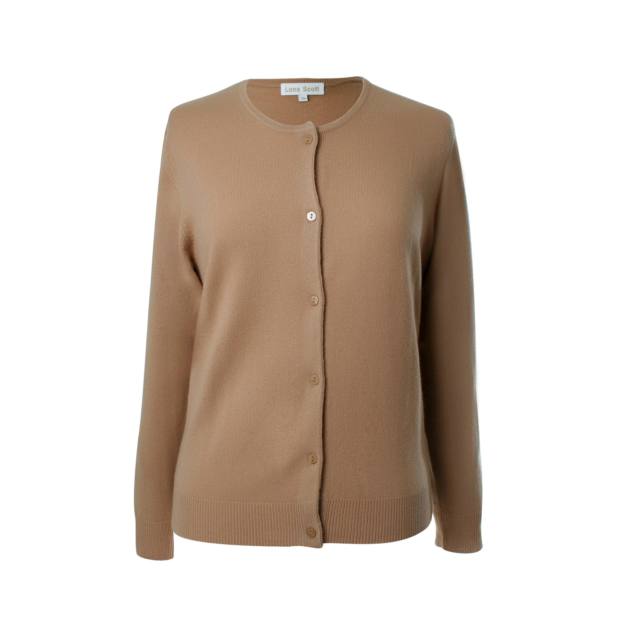 Women's Cashmere Cardigan | Camel