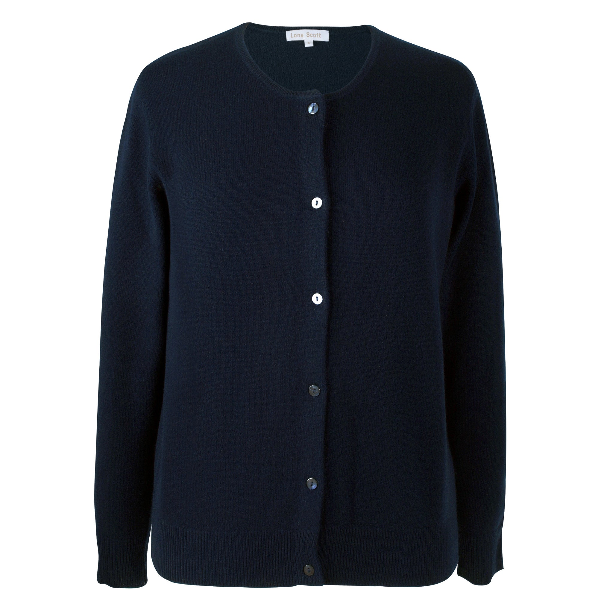 Women's Cashmere Cardigan | Navy Blue 