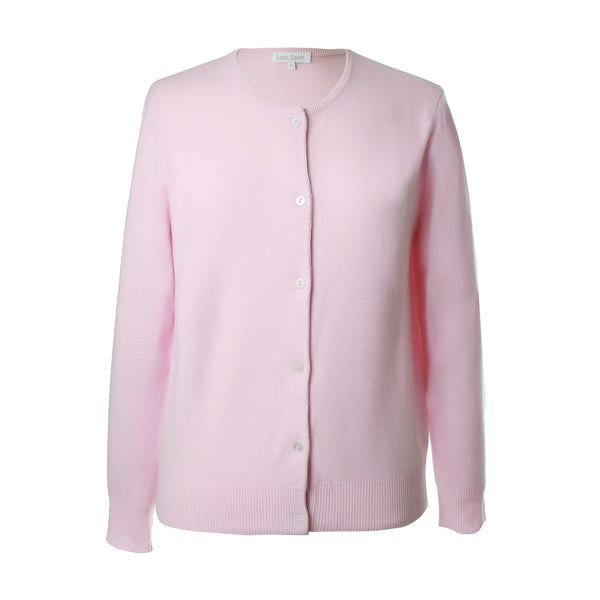 Women's Cashmere Cardigan | Pink