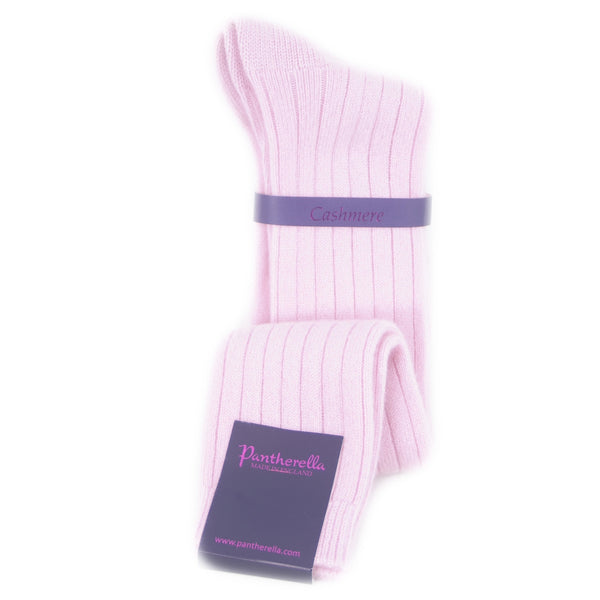 pantherella-knee-high-cashmere-socks-pink