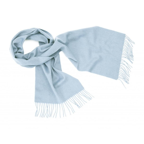 Light Blue Cashmere Scarf | buy at The Cashmere Choice | London