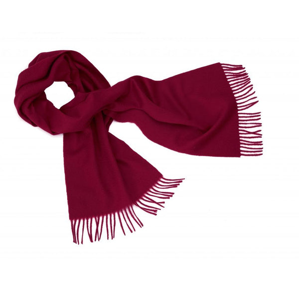 Burgundy Wine Cashmere Scarf | buy at The Cashmere Choice | London
