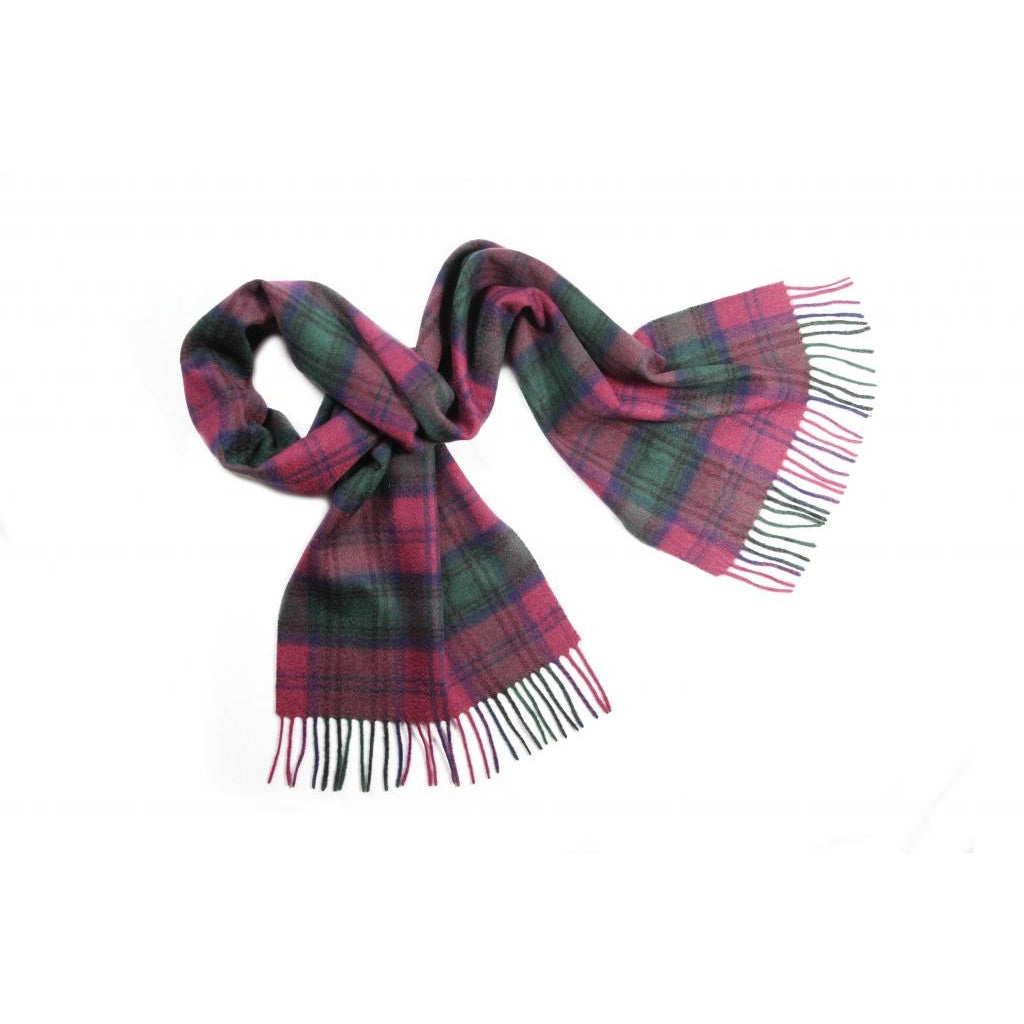Lindsay Tartan Cashmere Scarf | buy at The Cashmere Choice | London