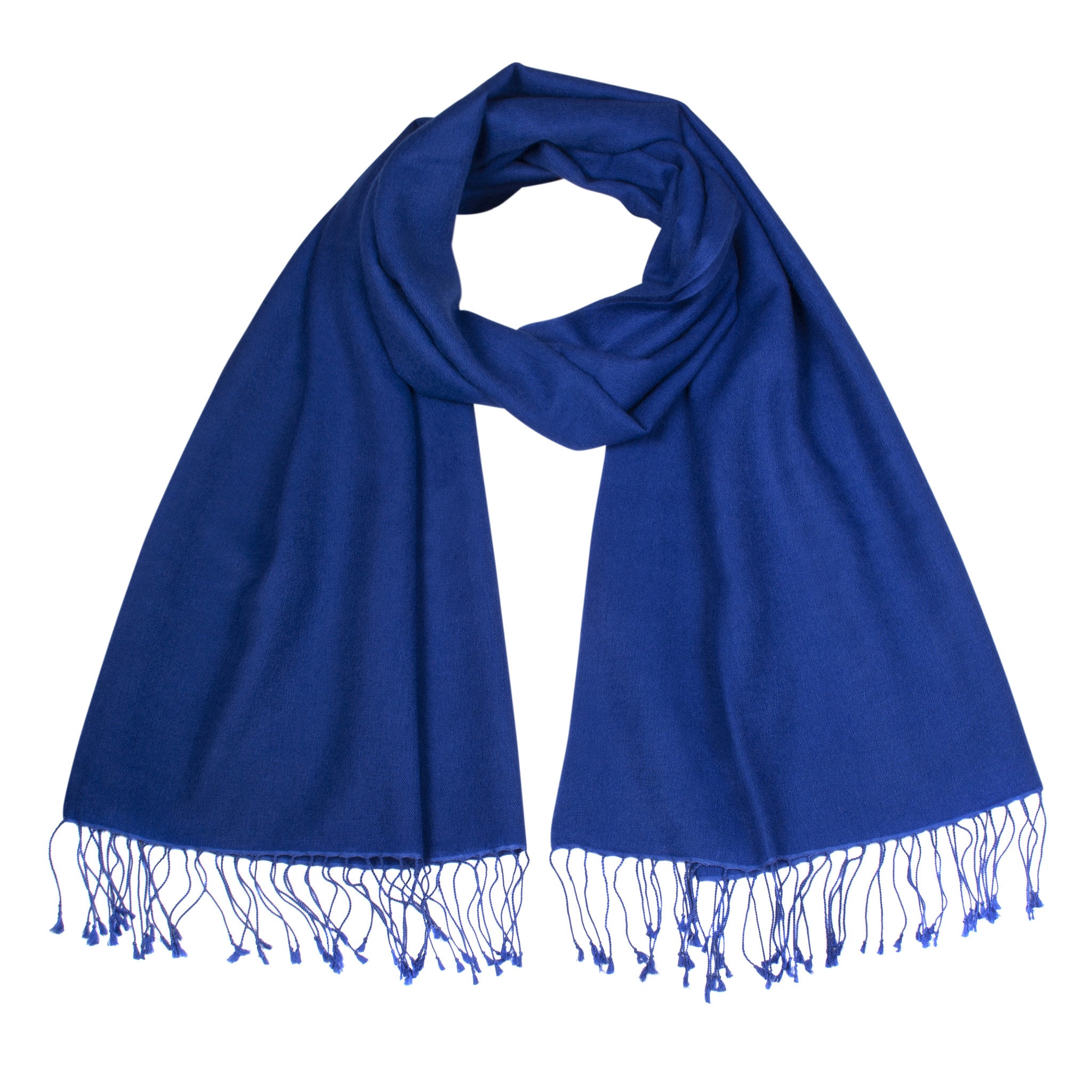 Azul | Blue Pashsmina Stole | buy now at The Cashmere Choice London