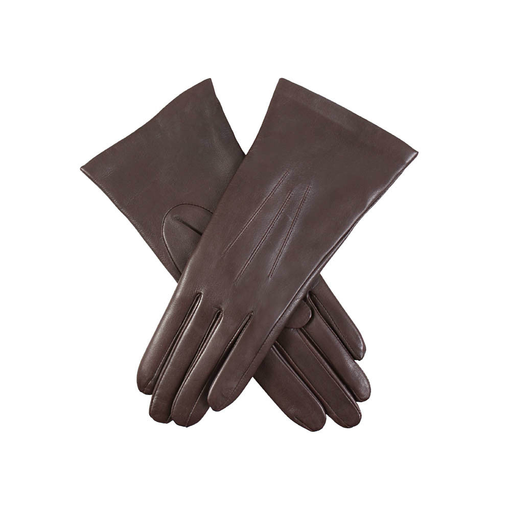 Dents cashmere lined gloves for women - brown
