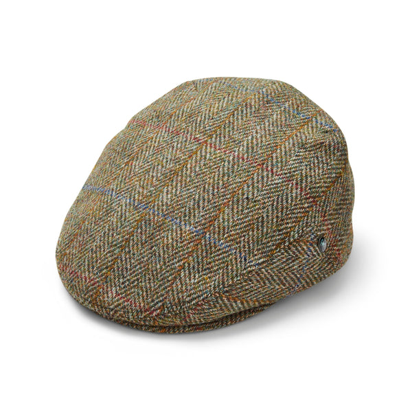 The Cashmere Choice | Harris Tweed Flat Cap - Country Green - Image 1