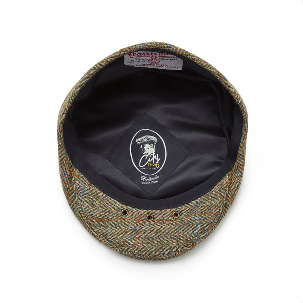 The Cashmere Choice | Harris Tweed Flat Cap - Country Green - Image 5