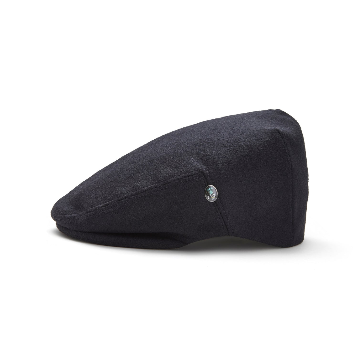 City Sport - Cool Comfort - Loden Wool Flat Cap - Black 3982