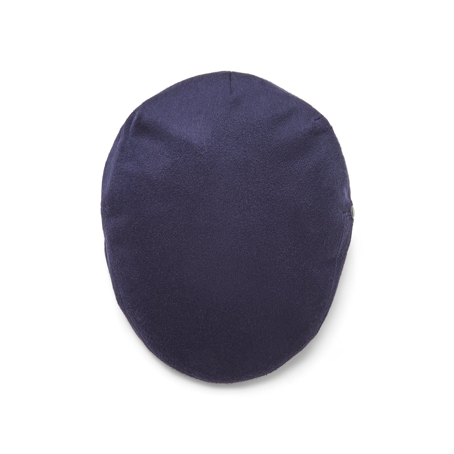 Navy Cashmere Flat Cap for Men by CitySport | Top View | The Cashmere Choice