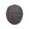 Cool Comfort Wool & Cashmere Flat Cap | Blue Check | City Sport