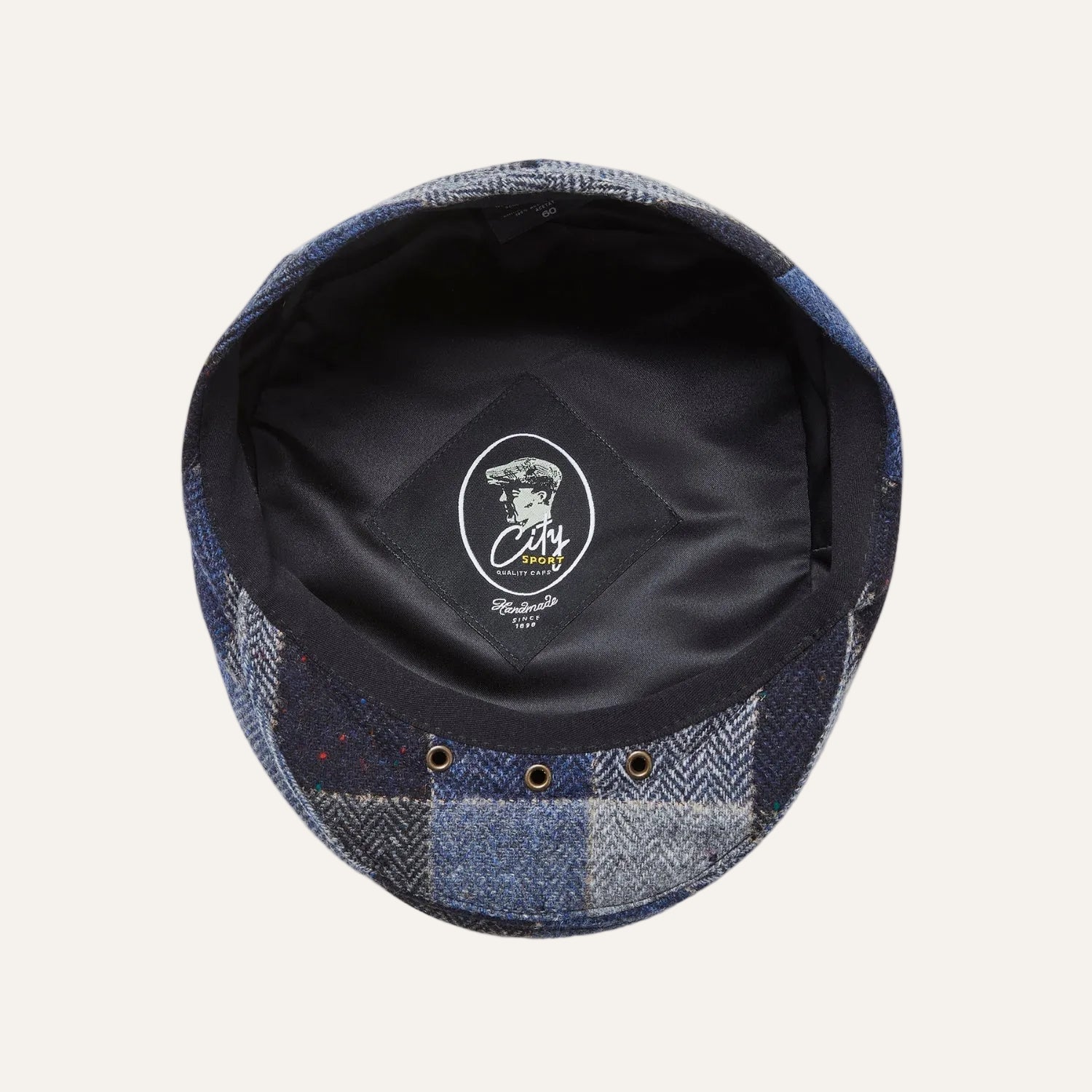 Cool Comfort | Blue Checked Flat Cap | City Sport