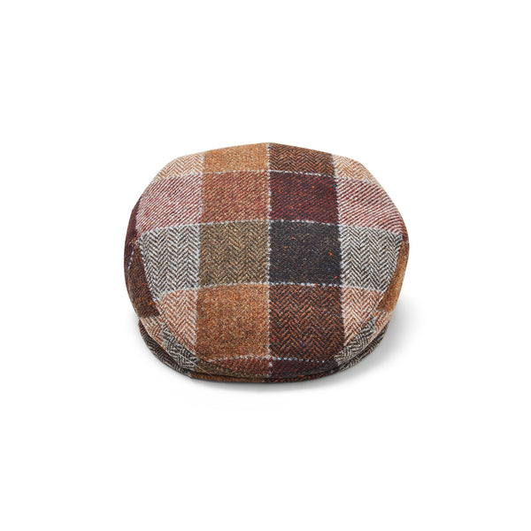 City Sport - Cool Comfort - Wool Flat Cap - Brown Check 4491