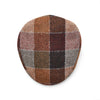City Sport - Cool Comfort - Wool Flat Cap - Brown Check 4491