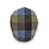 Donegal Tweed Flat Cap | Extended Peak Blue Green Check | City Sport