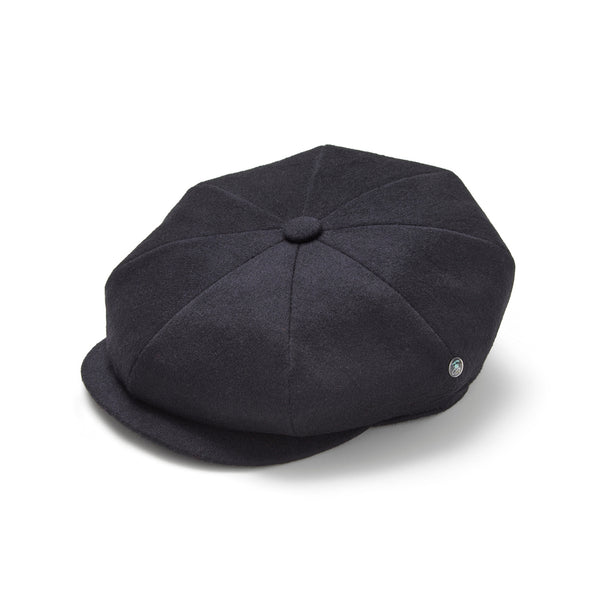 Black Flat Cap Peaky Blinders Style | The Cashmere Choice 