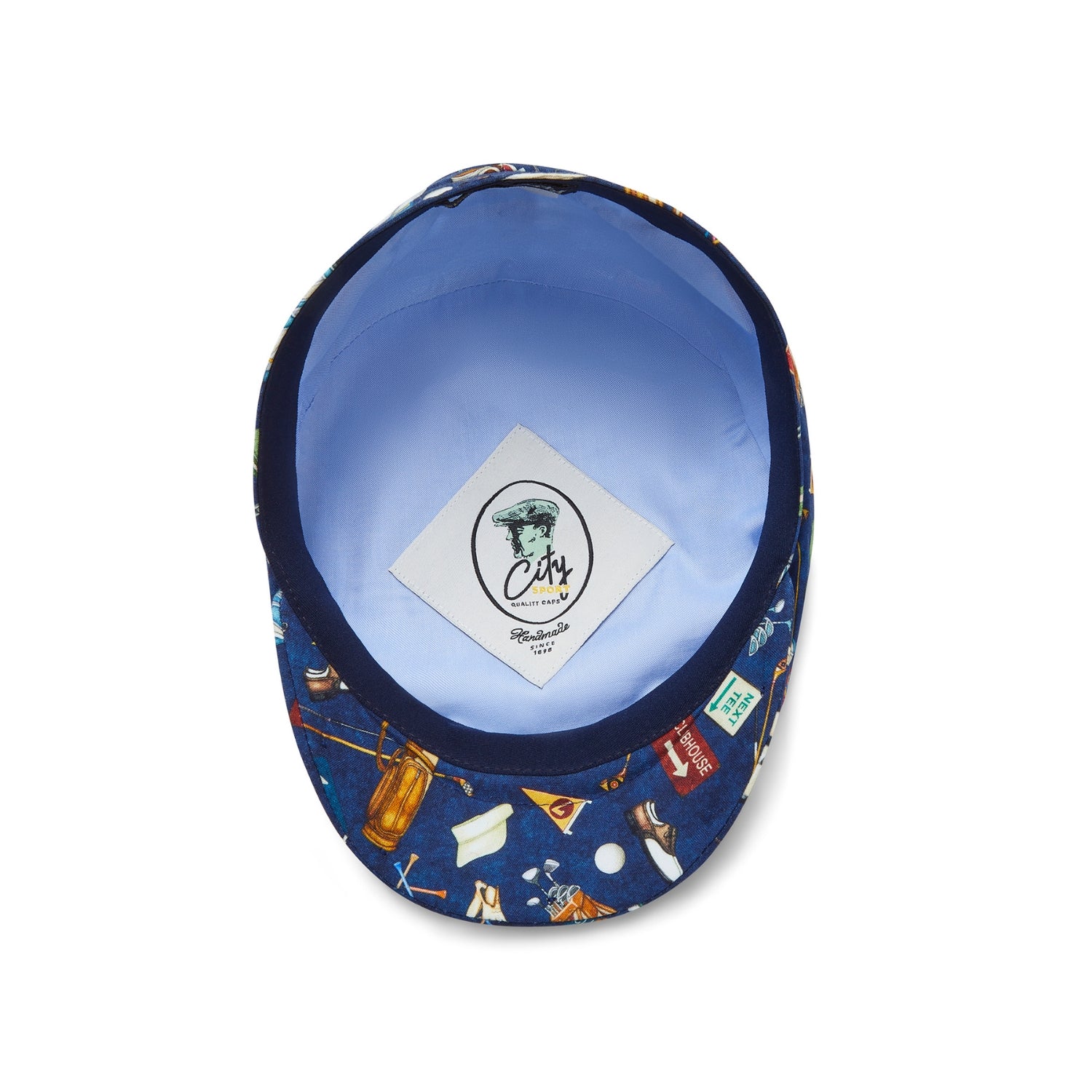 Golf Themed Summer Flat Cap | City Sport