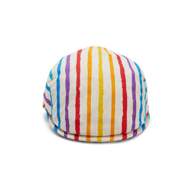 Back View | Rainbow Caps | Summer Cap | Golf Cap | The Cashmere Choice