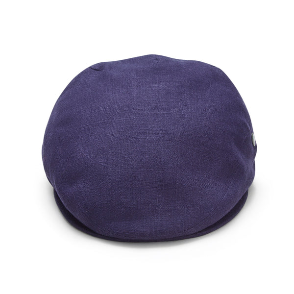 Top View | Mens Summer Cap | Linen | Navy Blue | City Sport