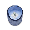 Mens Summer Cap | Linen Mix | Blue Patchwork | City Sport