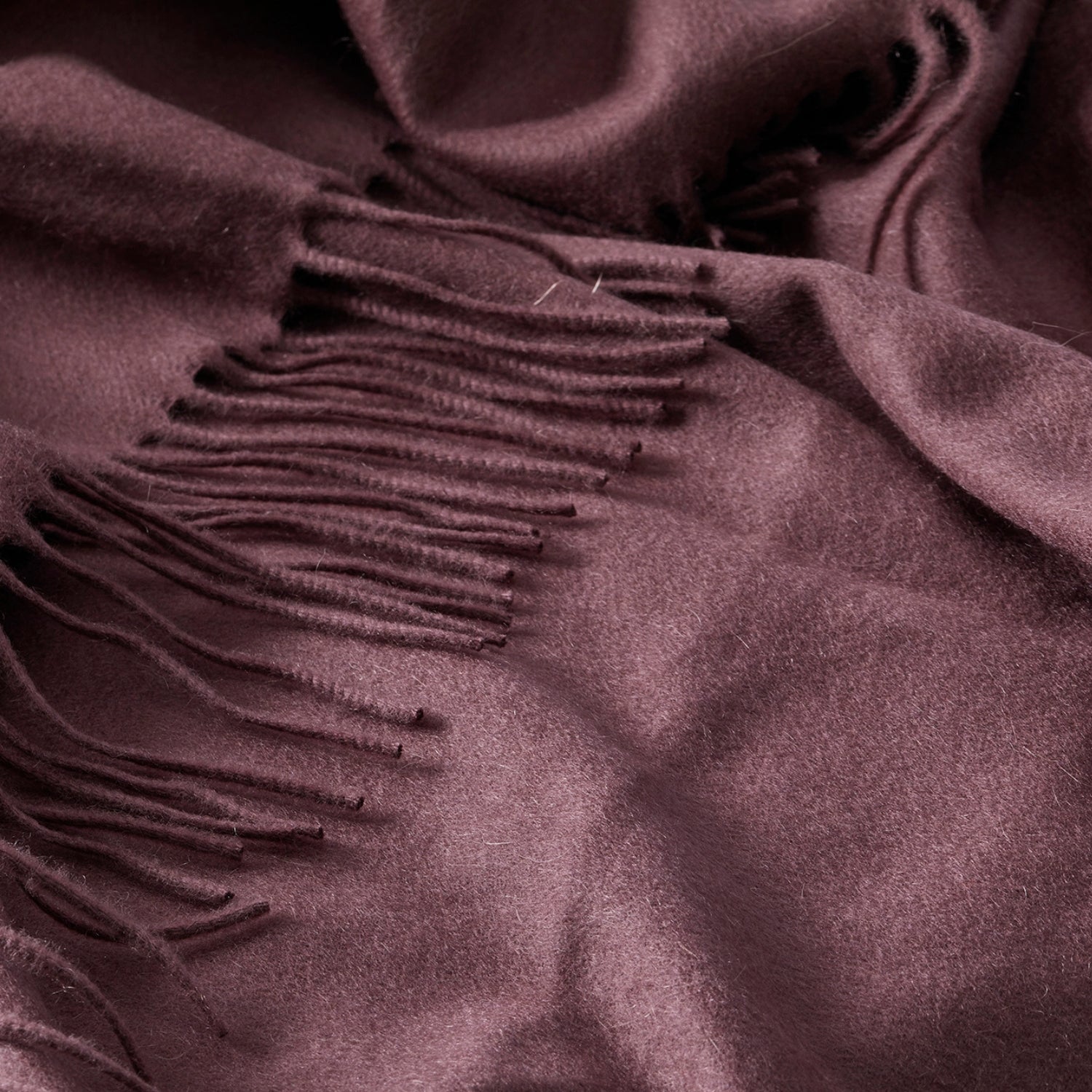 Close Up of Mulberry Cashmere Blanket UK
