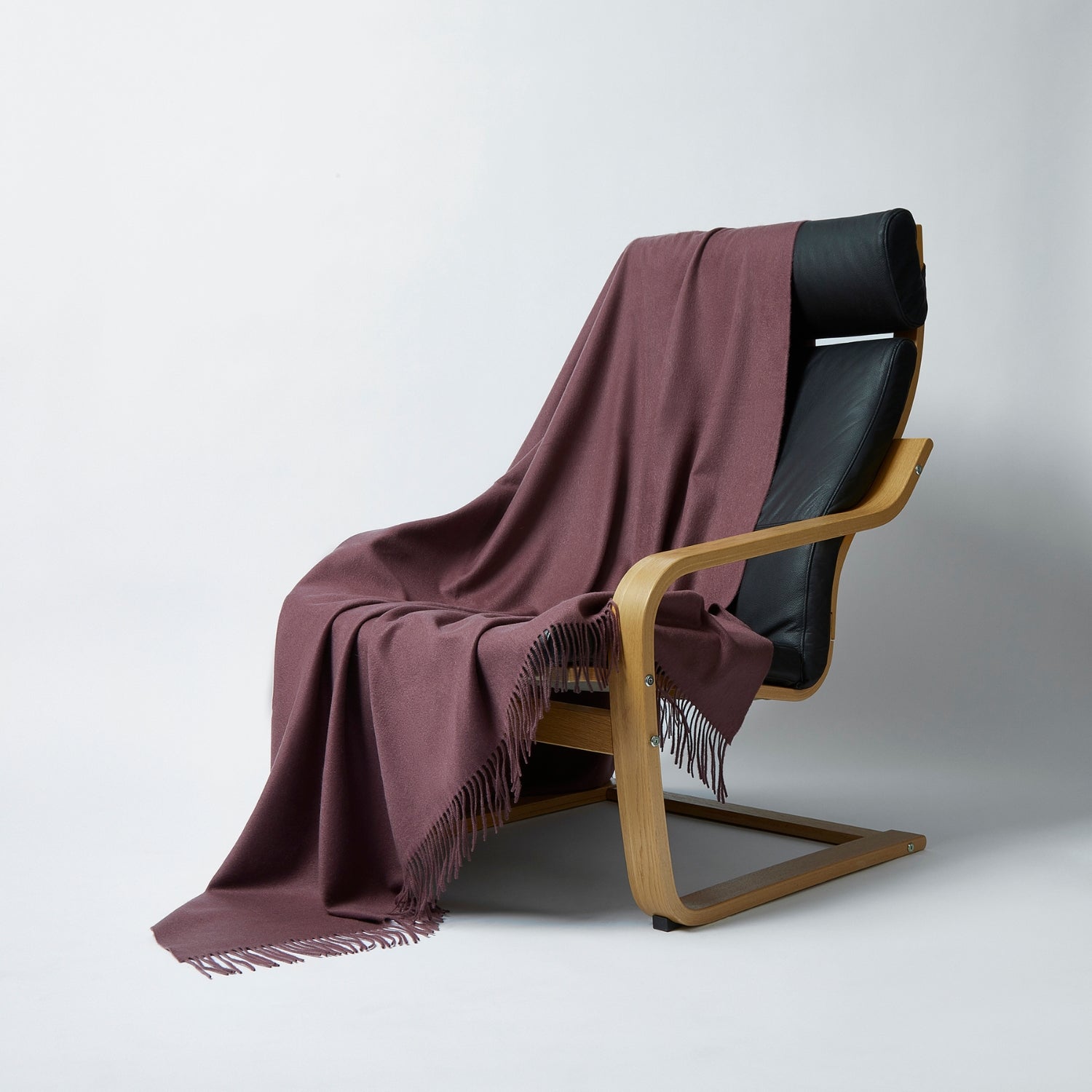 Mulberry Cashmere Blanket UK Johnstons of Elgin