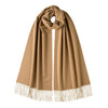 Johnsons of Elgin | Johnston Cashmere | Camel | Beige Cashmere Scarf | buy at The Cashmere Choice | London