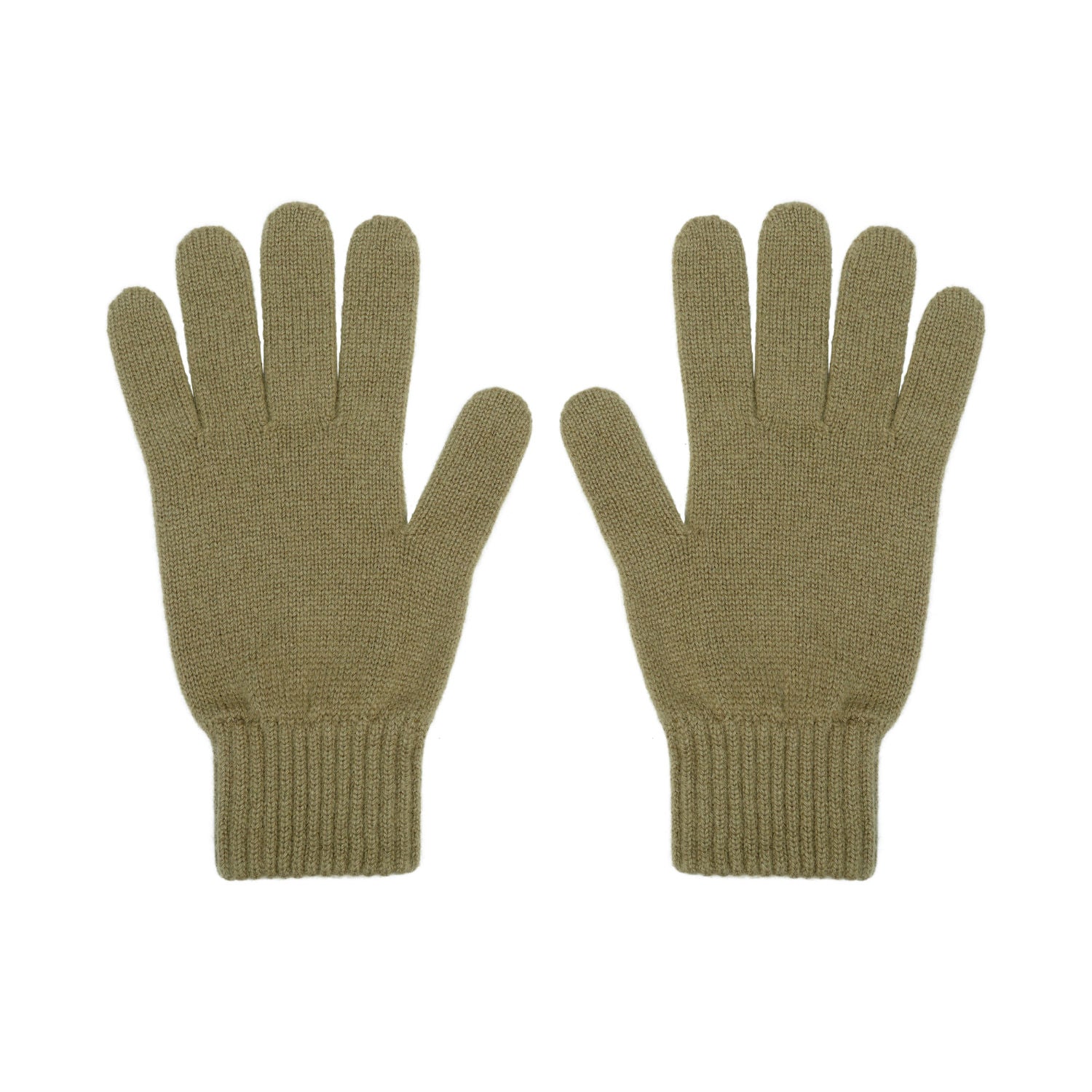 Johnstons Cashmere | Kelp Green Cashmere Gloves | Made in Scotland | shop at The Cashmere Choice | London