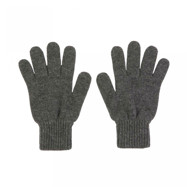 Johnstons Cashmere | Mid Grey Cashmere Gloves | Made in Scotland | shop at The Cashmere Choice | London