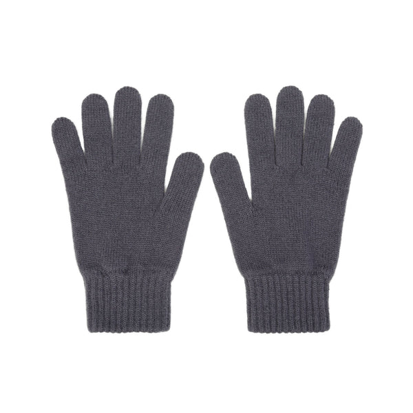 Johnstons Cashmere | Dark Grey Cashmere Gloves | Made in Scotland | shop at The Cashmere Choice | London