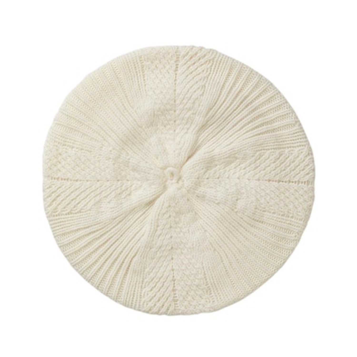 Johnsons of Elgin | Johnstons Cashmere | 8-Ply Cashmere Beret | White | Pure Cashmere | shop at The Cashmere Choice | London
