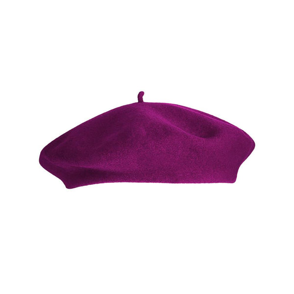 Indigo beret made in France by Laulhere