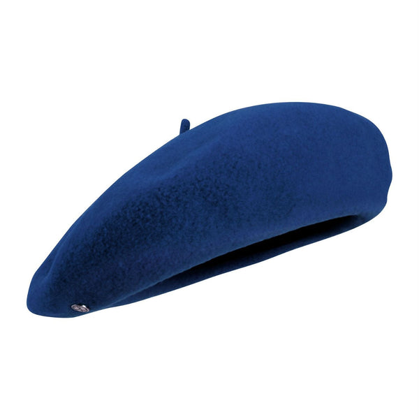 Heritage by Laulhere | Authentic French Beret | Bleu Roy | Royal Blue Merino Wool Beret | buy now at The Cashmere Choice London